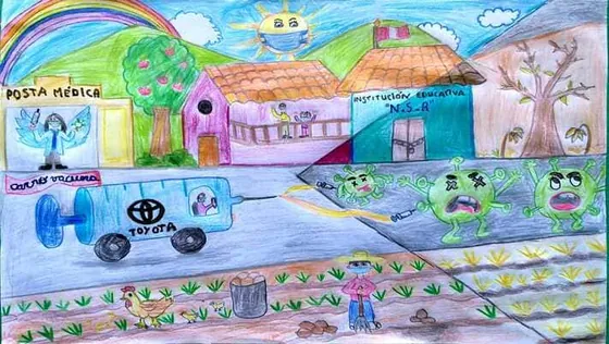 Dibujo de Hazel Krysthel Mendoza