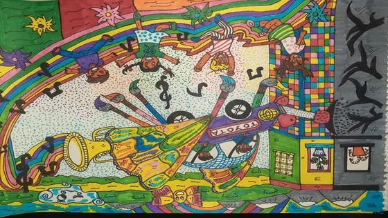 Dibujo de Diego Iparraguirre Chavez