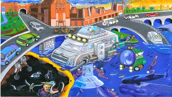 Dibujo de Nuno Adrian Gonzales Blas