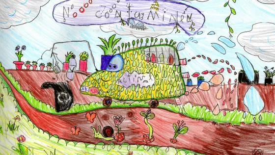 Dibujo de Raquel Natalia Catalina Vásquez Bayona