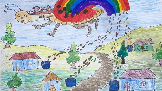 Dibujo de Camila Polo Yaurivilca