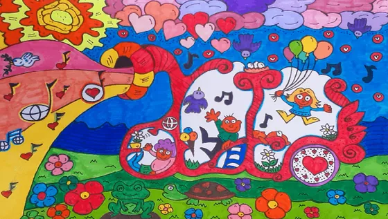Dibujo de Sandra Iparraguirre Condor
