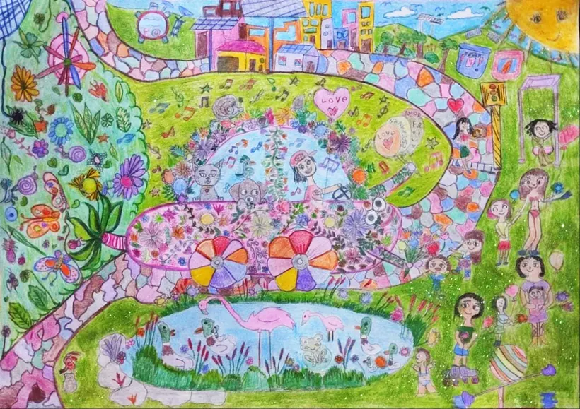 Dibujo de Luciana Toribio Castillo