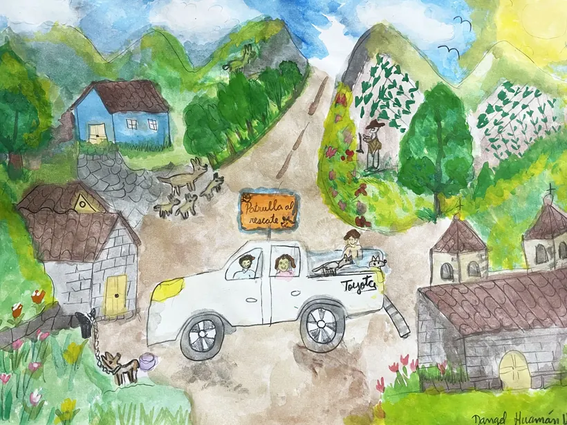 Dibujo de Dangel Huaman Vargas