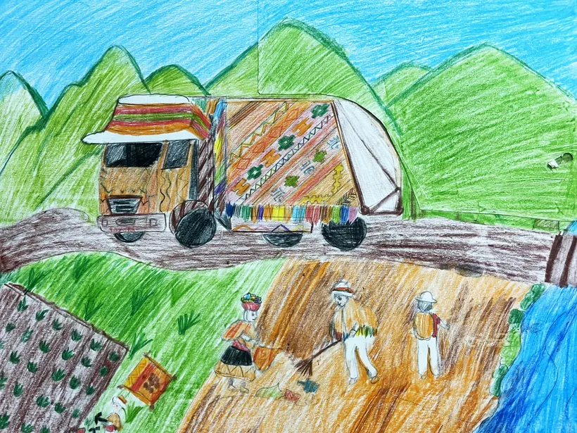 Dibujo de Pilar Quispe Sinche