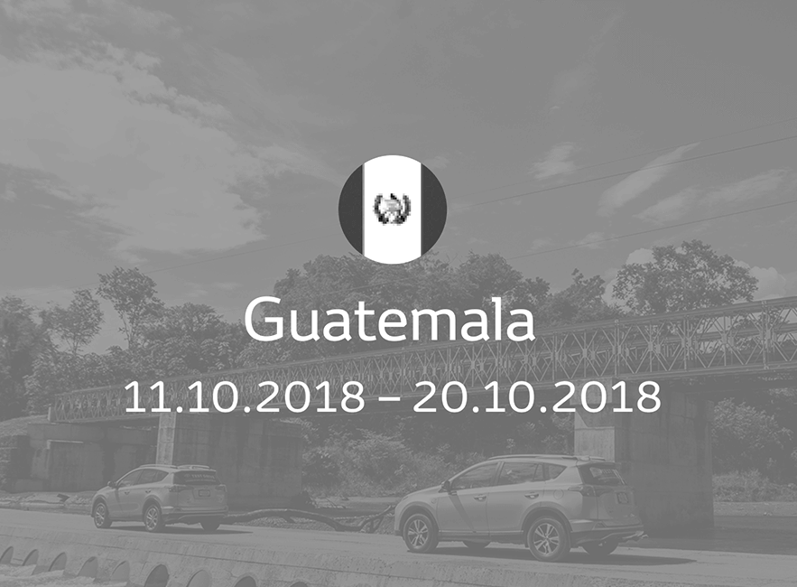  Guatemala 11.10.2018 – 20.10.2018
