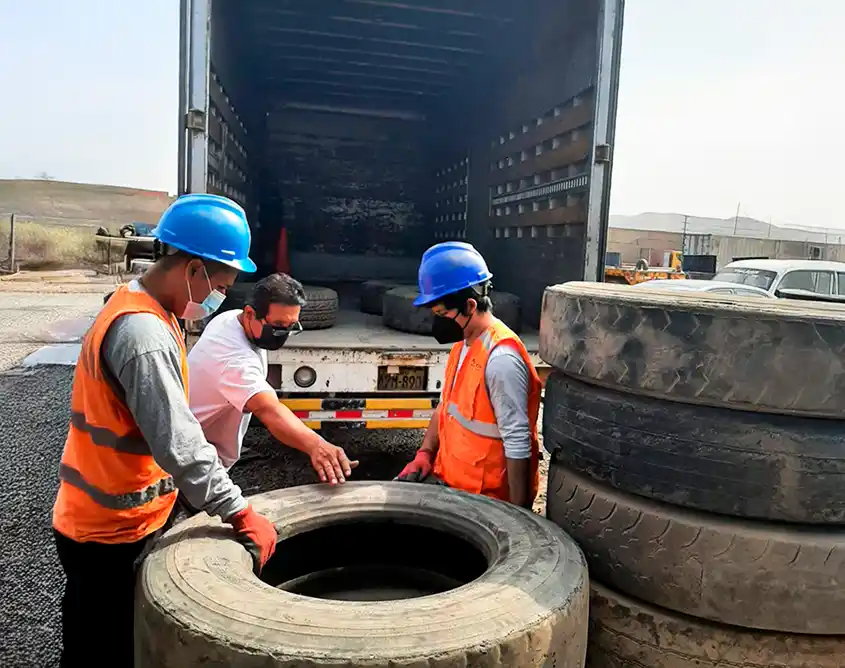 Toyota del Perú reafirma su compromiso con la economía circular y cumple su meta de reciclaje de neumáticos fuera de uso para el 2024