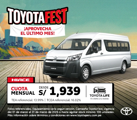 HIACE TOYOTAFEST MARZO 2025