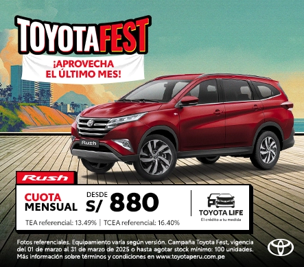 RUSH FESTIVAL TOYOTAFEST MARZO 2025