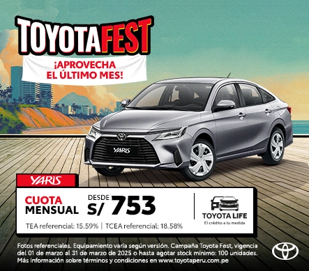 YARIS SEDÁN TOYOTAFEST MARZO 2025