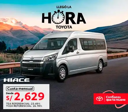 HIACE MAYO 2025