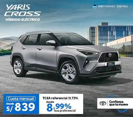 YARIS CROSS HÍBRIDO MAYO 2025