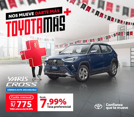 YARIS CROSS HÍBRIDO JUNIO 2025