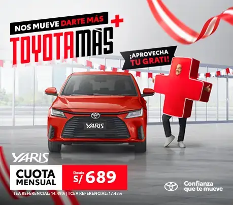 YARIS SEDÁN JULIO 2025