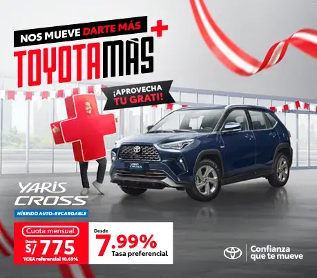 YARIS CROSS HÍBRIDO JULIO 2025