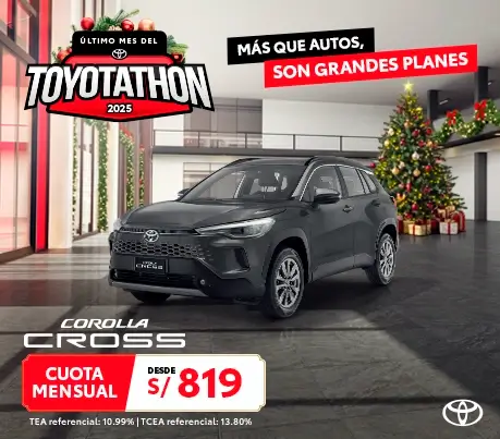 COROLLA CROSS DICIEMBRE 2025