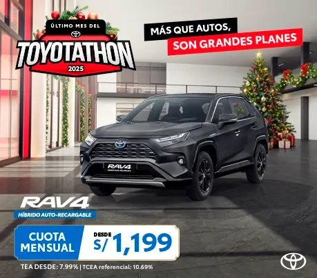 RAV4 HÍBRIDO DICIEMBRE 2025
