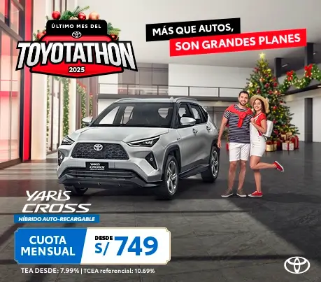 YARIS CROSS HÍBRIDO DICIEMBRE 2025