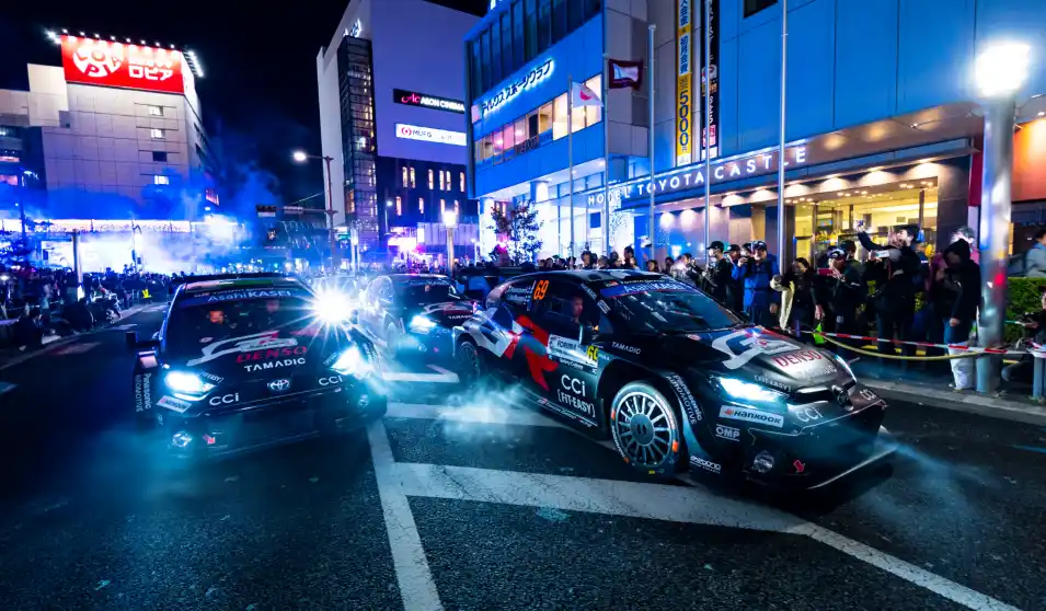 Toyota Gazoo Racing brilló en el rally de la tierra del sol naciente
