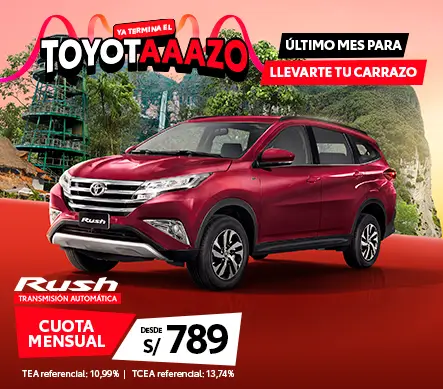 RUSH MARZO TRANSMISION 2026