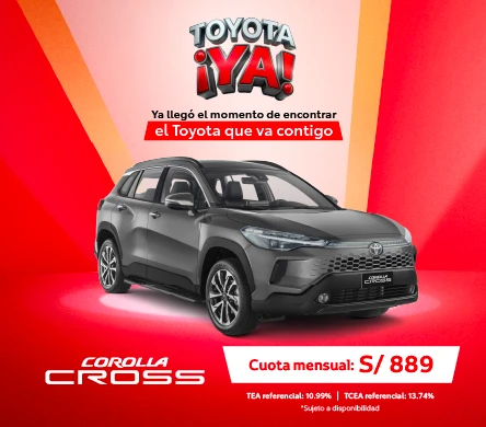 COROLLA CROSS ABRIL 2026