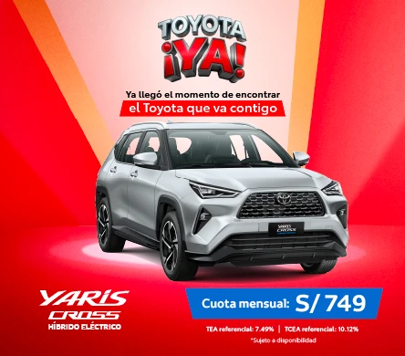 YARIS CROSS HÍBRIDO ABRIL 2026