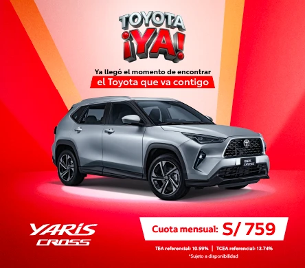 YARIS CROSS ABRIL 2026