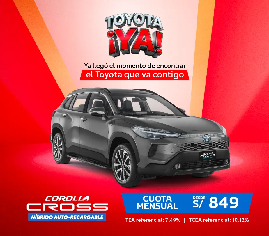 COROLLA CROSS HIBRIDO ABRIL 2026
