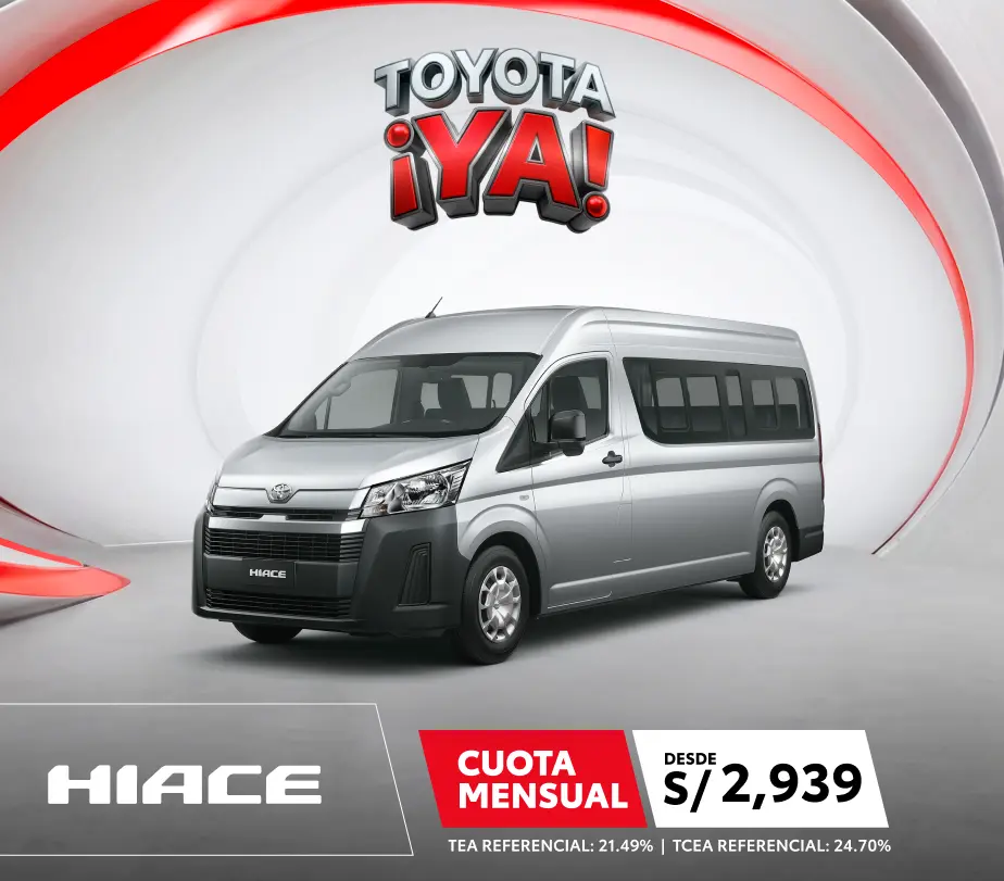 HIACE MAYO 2026