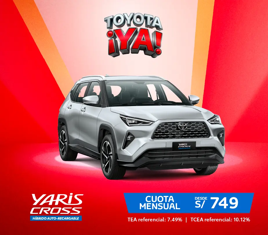 YARIS CROSS HÍBRIDO ABRIL 2026