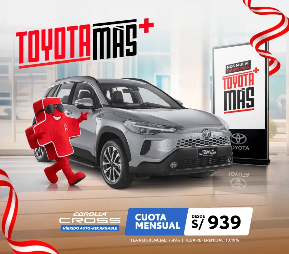 COROLLA CROSS HIBRIDO JULIO 2026