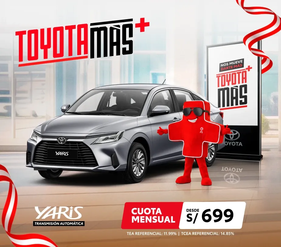 YARIS SEDÁN JULIO TRANSMISION 2026