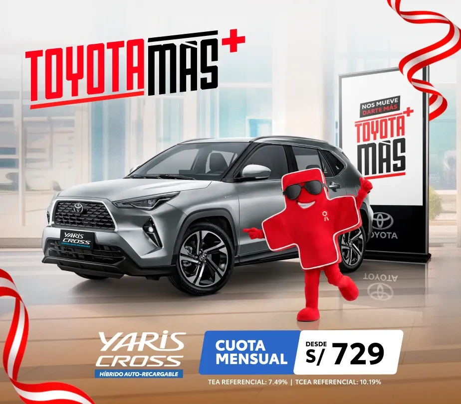 YARIS CROSS HÍBRIDO JULIO 2026