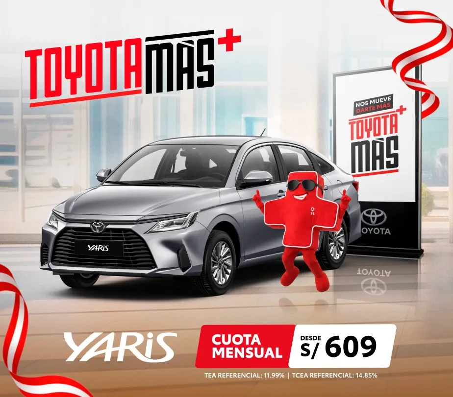 YARIS SEDÁN JULIO 2026