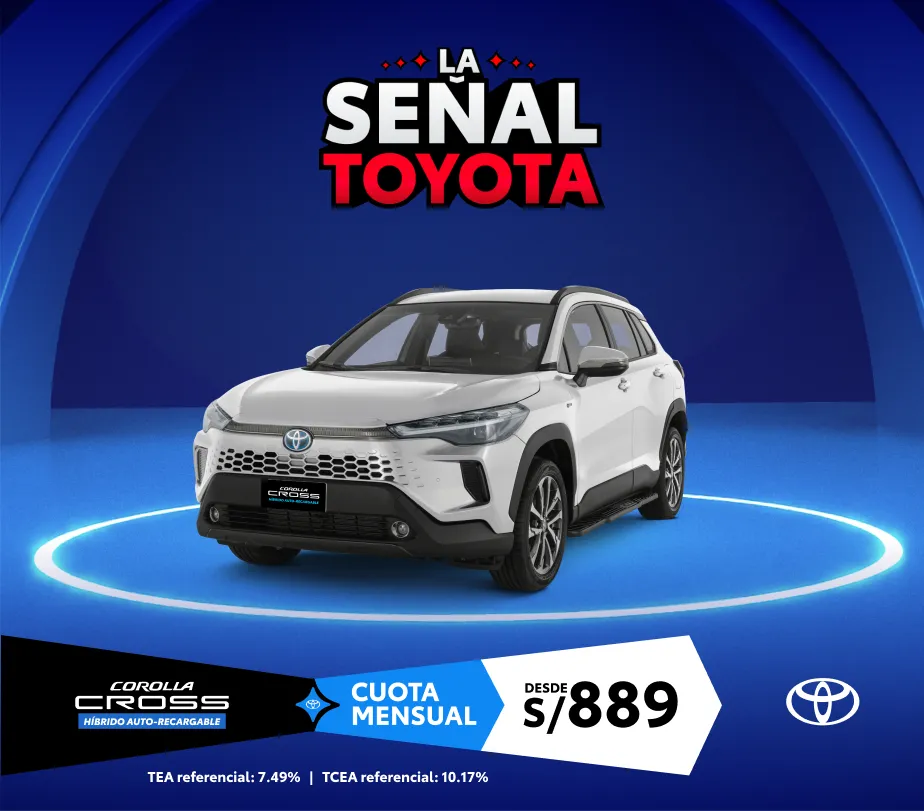 COROLLA CROSS HIBRIDO AGOSTO 2026
