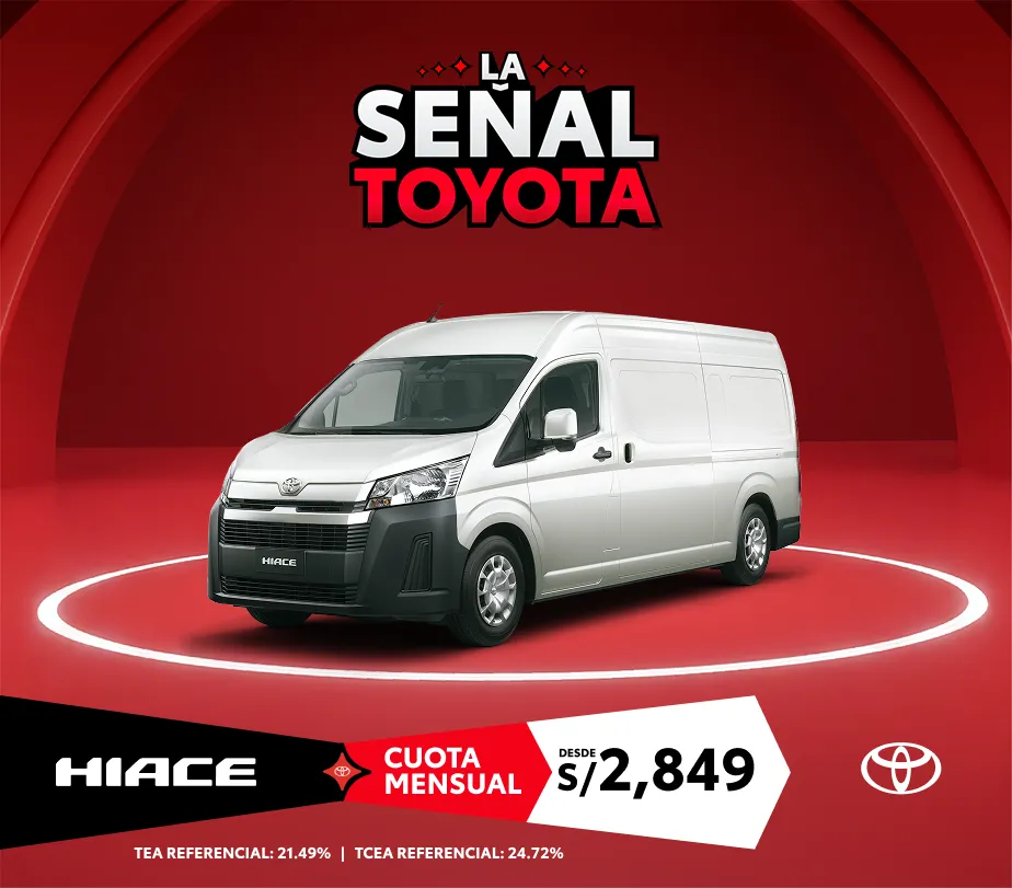 HIACE AGOSTO 2026