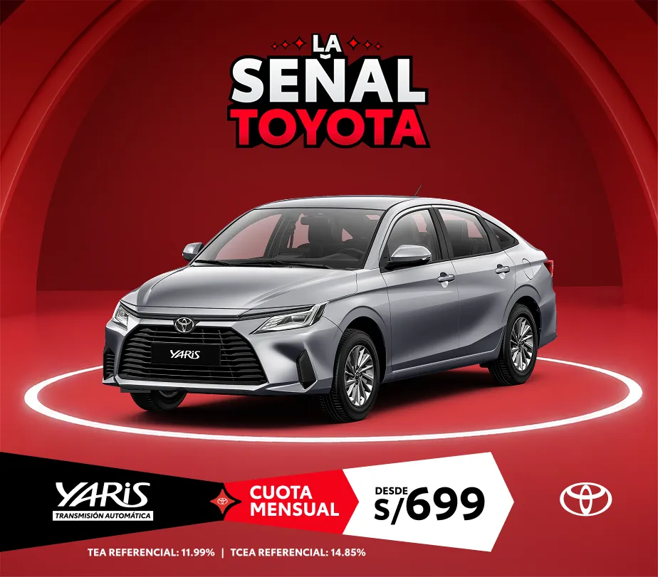 YARIS SEDÁN AGOSTO TRANSMISION 2026