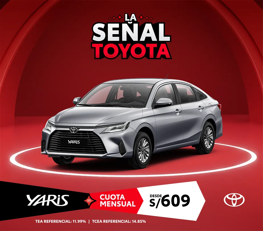 YARIS SEDÁN AGOSTO 2026