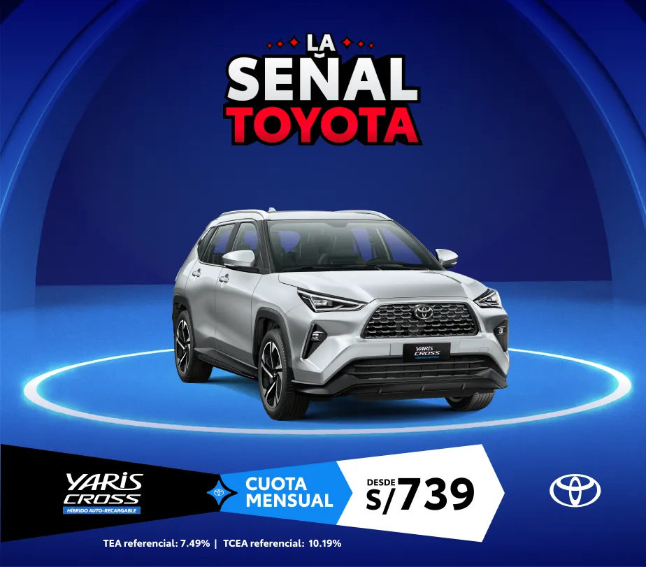 YARIS CROSS HÍBRIDO AGOSTO 2026
