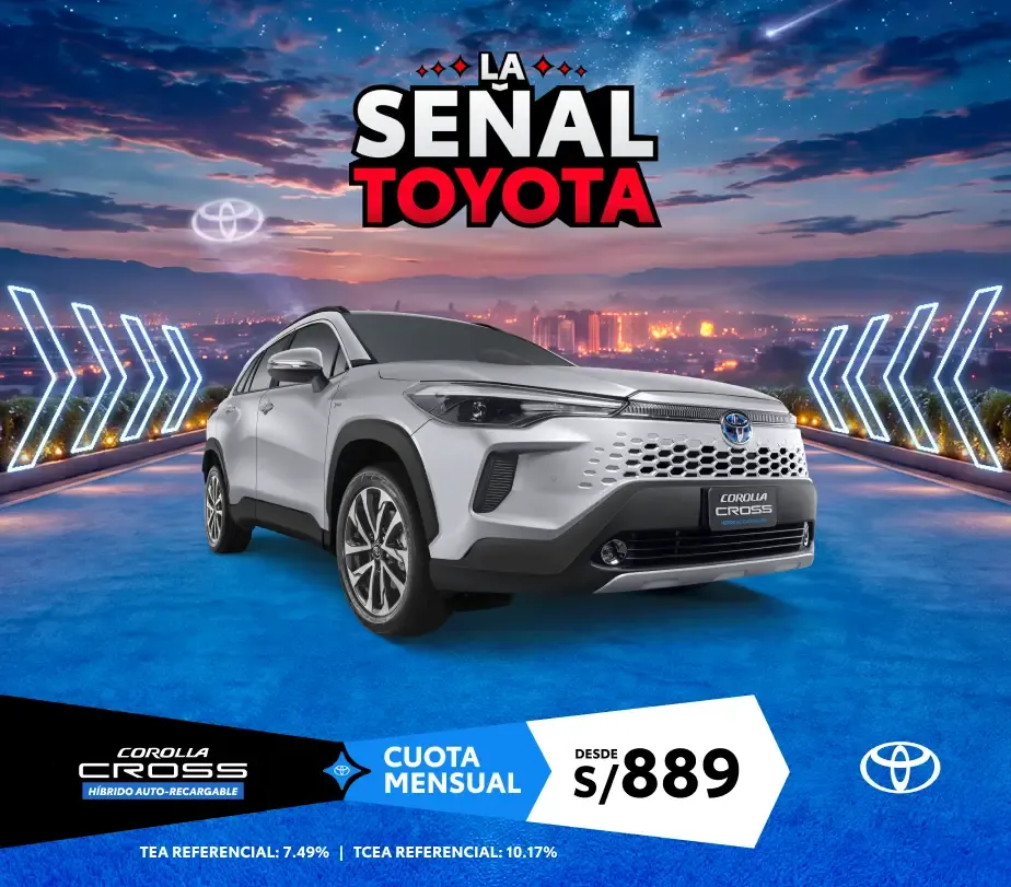 COROLLA CROSS HIBRIDO SETIEMBRE 2026