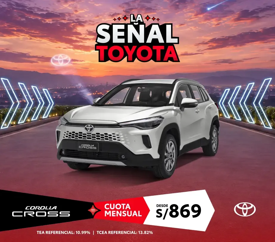COROLLA CROSS SETIEMBRE 2026