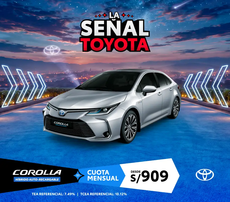 COROLLA HIBRIDO SETIEMBRE 2026