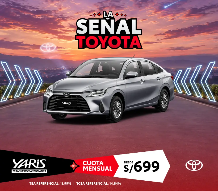 YARIS SEDÁN SETIEMBRE TRANSMISION 2026