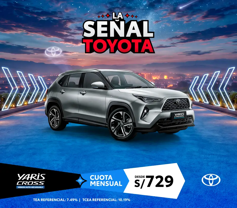 YARIS CROSS HÍBRIDO SETIEMBRE 2026