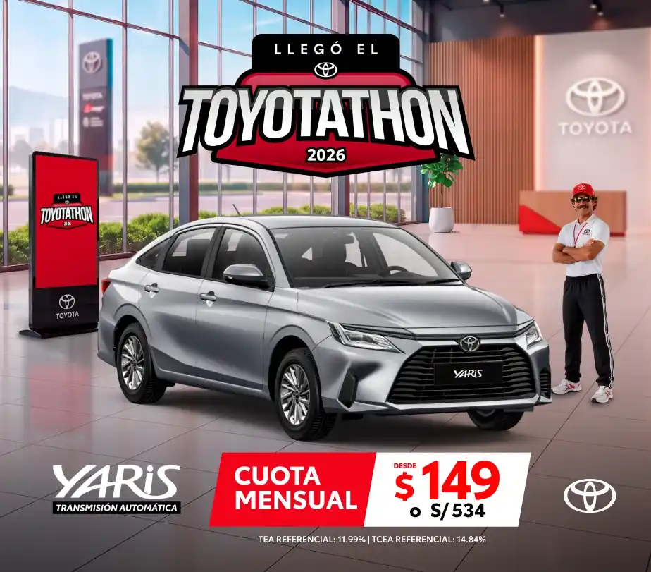 YARIS SEDÁN OCTUBRE TRANSMISION 2026