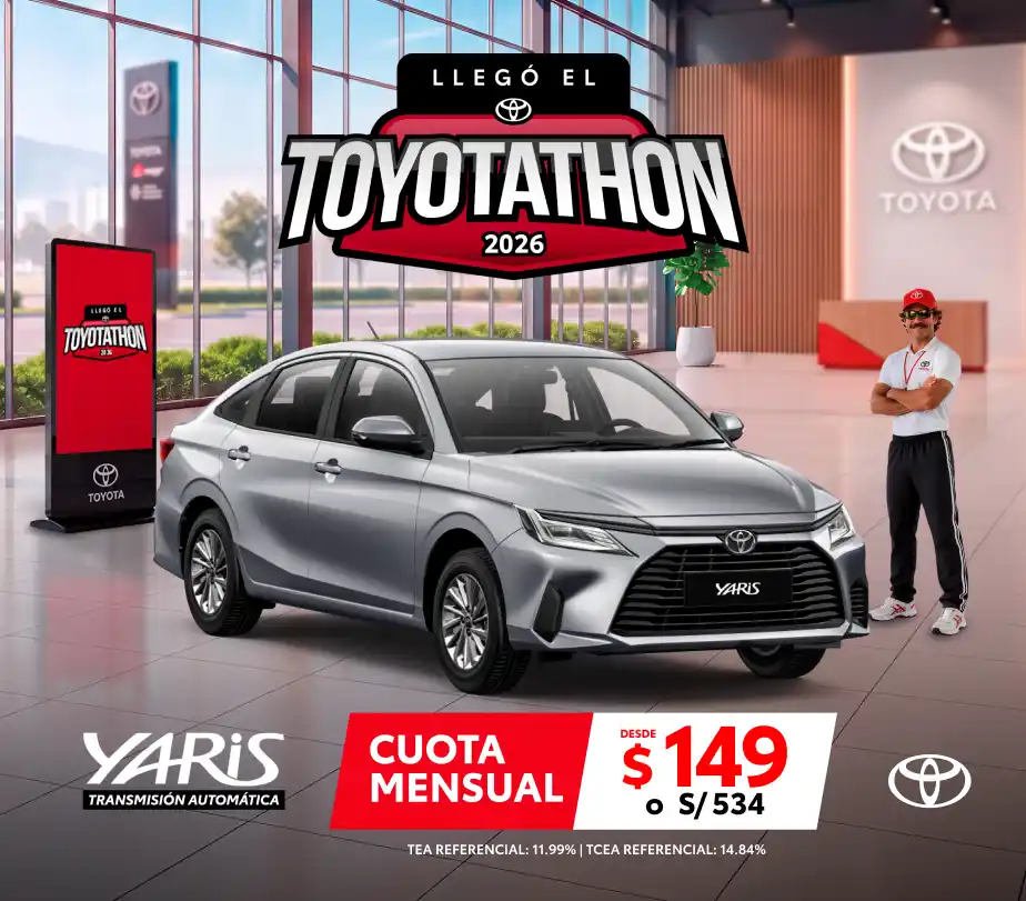 YARIS SEDÁN OCTUBRE TRANSMISION 2026