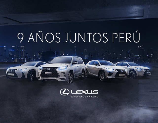 Lexus, la marca de autos de lujo del Grupo Toyota, cumple nueve años en el Perú