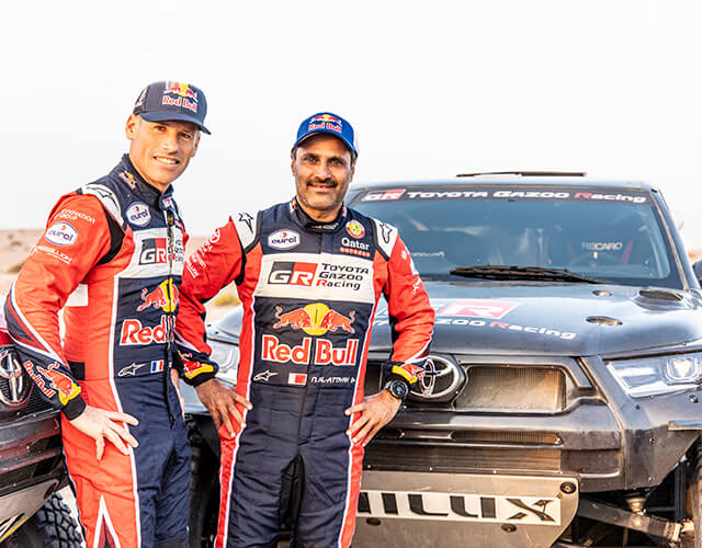 Team Toyota Gazoo Racing para el para el Rally Dakar 2022